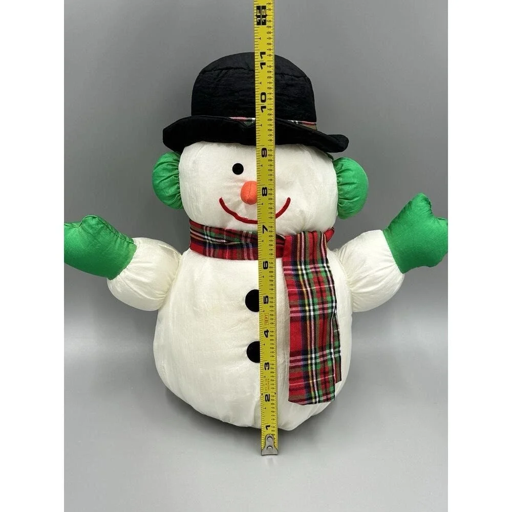Vintage Gibson Greetings Nylon Parachute Snowman 11